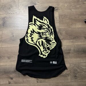 Large (L) - Darc Sport Tank Top Black/Cream Wolves NFGU SSDD